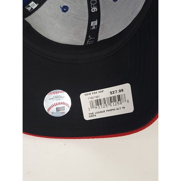 Philadelphia Phillies Blue & Red Hat One Size NewEra 9Forty Authentic New - Picture 3 of 10